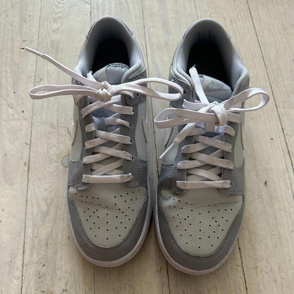 Nike Gray and White Athletic Shoes